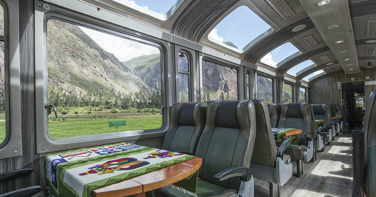 Machu Picchu by train Vistadome 1 Day